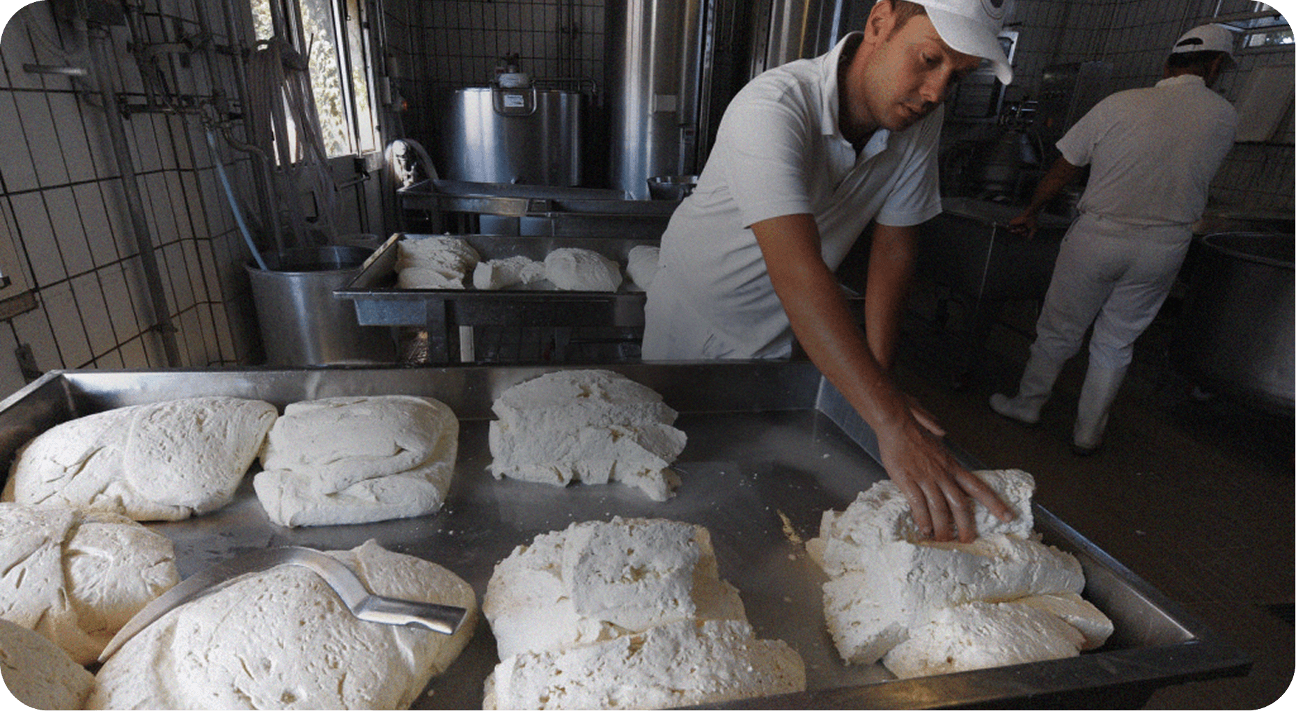 Produttore artigianale di mozzarella
